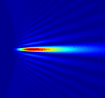 沿光軸的細(xì)長(zhǎng)焦點(diǎn)能量分布 沿光軸的細(xì)長(zhǎng)焦點(diǎn)能量分布